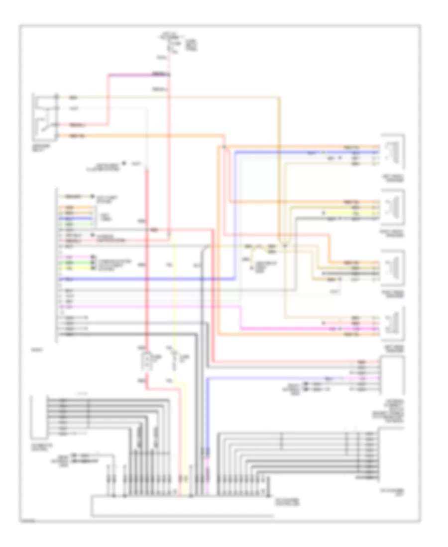 Radio Wiring Diagram with CD Player for Audi V8 Quattro 1991