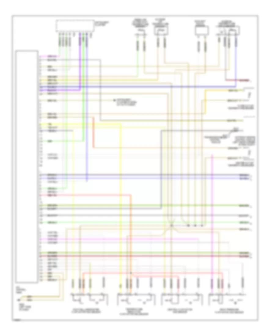 Automatic A C Wiring Diagram 1 of 2 for Audi A4 Quattro 1999