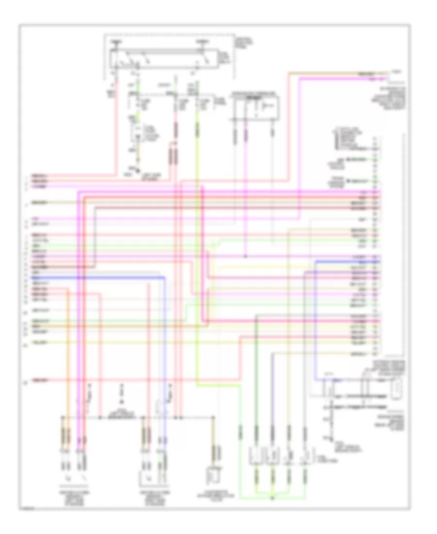 1.8L, Engine Performance Wiring Diagram (2 of 2) for Audi A4 Quattro 1999