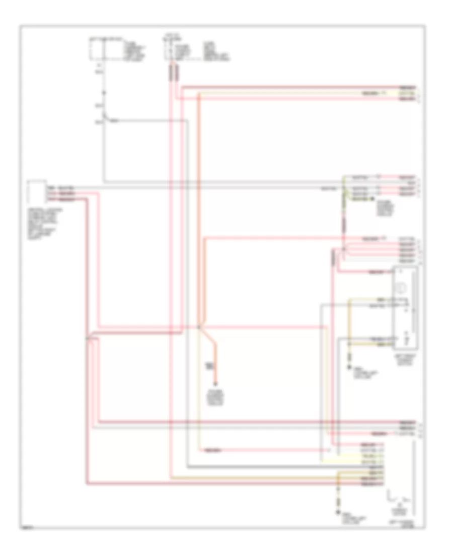 Power Window System Wiring Diagram A4 Wiring Diagram 1 Of 2 for Audi A4 Quattro 1999
