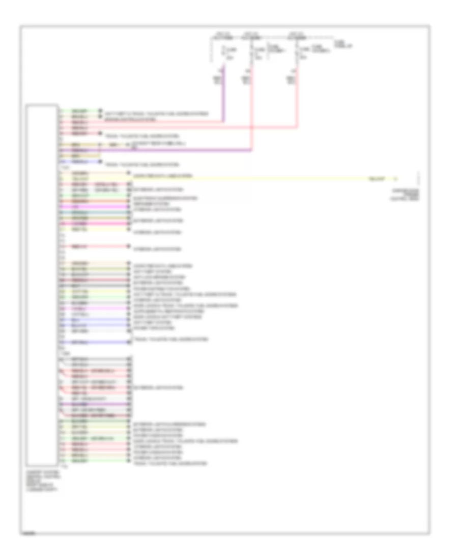 Comfort System Central Control Module Wiring Diagram for Audi A6 3 2 2011