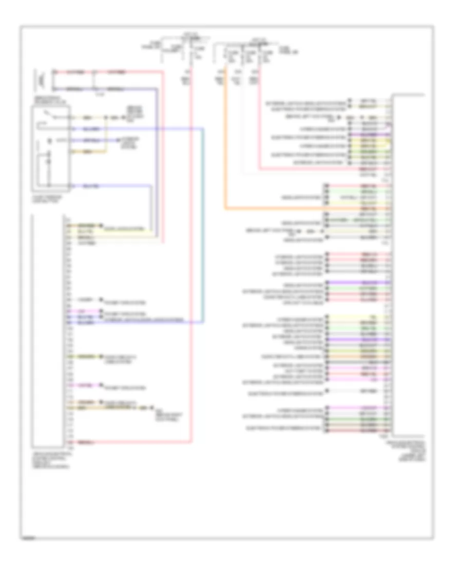 Vehicle Electrical System Control Module Wiring Diagram for Audi A6 3 2 2011