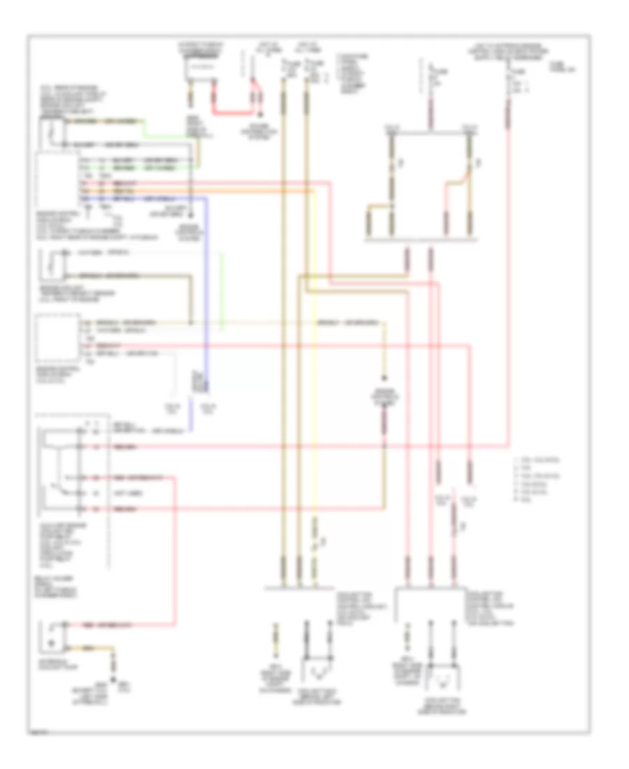 Cooling Fan Wiring Diagram for Audi A6 3 2 2011