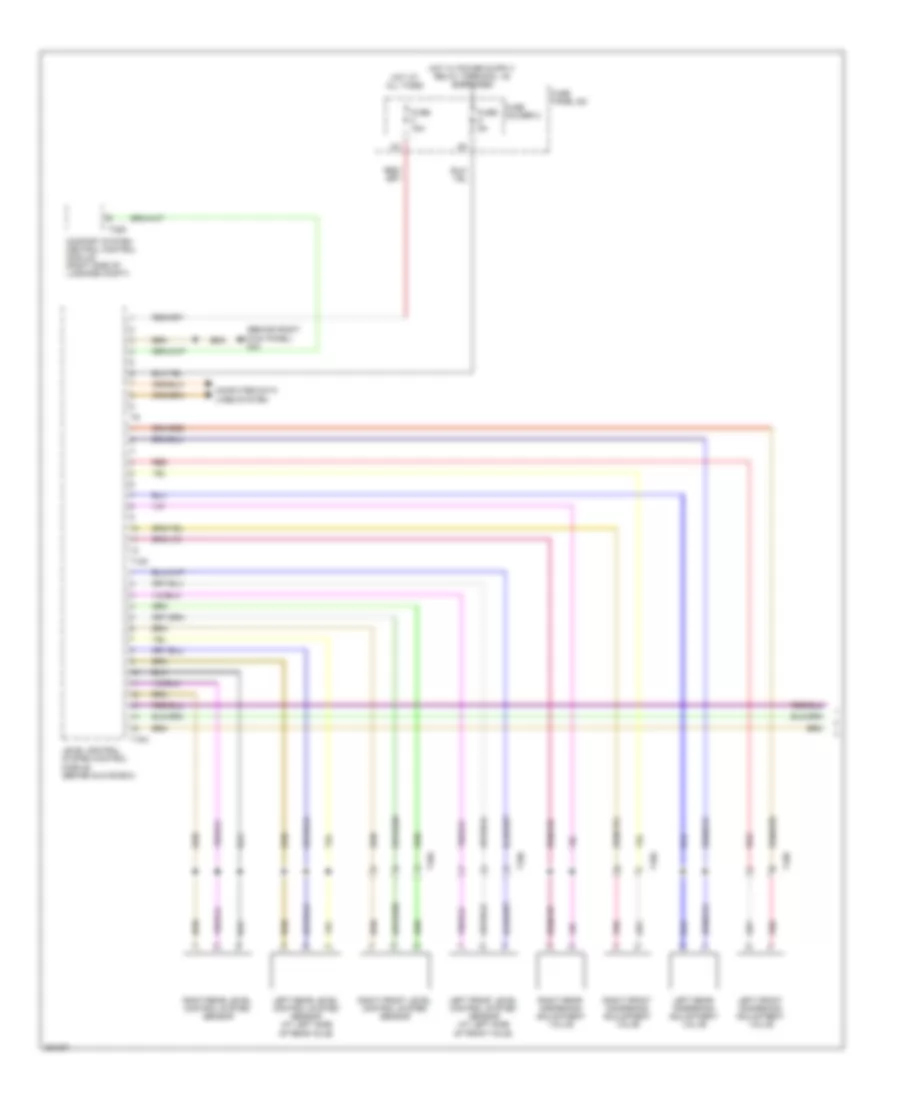 Electronic Suspension Wiring Diagram 1 of 2 for Audi A6 3 2 2011