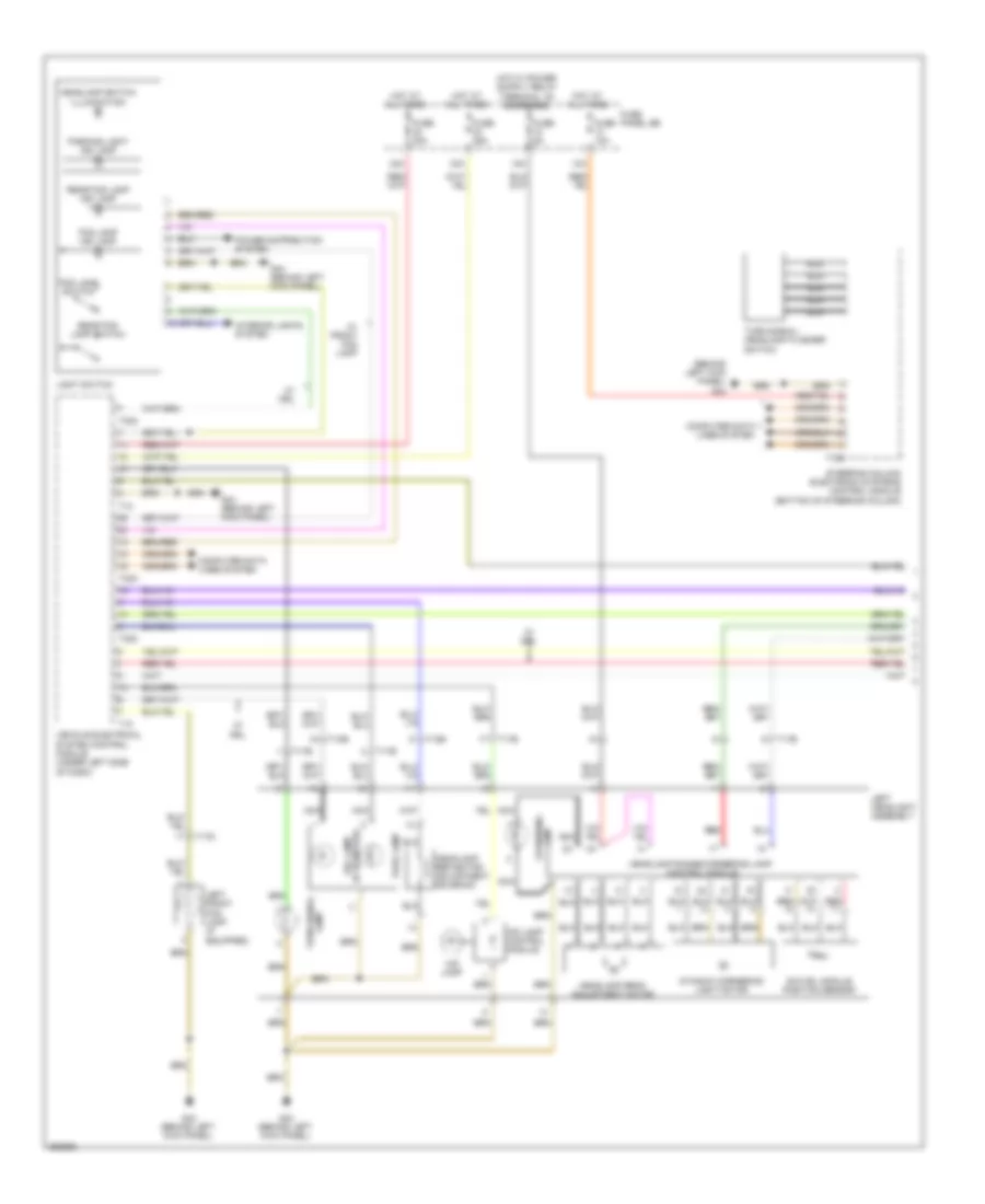 Headlights Wiring Diagram with Bi Xenon with Cornering Lamps without Adaptive Headlights 1 of 2 for Audi A6 3 2 2011