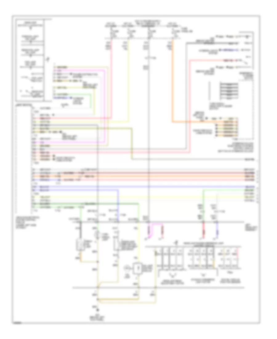 Headlights Wiring Diagram with Bi Xenon  Adaptive Headlights 1 of 2 for Audi A6 3 2 2011