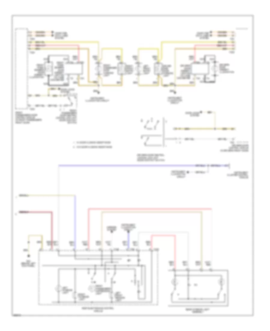 Courtesy Lamps Wiring Diagram 2 of 2 for Audi A6 3 2 2011