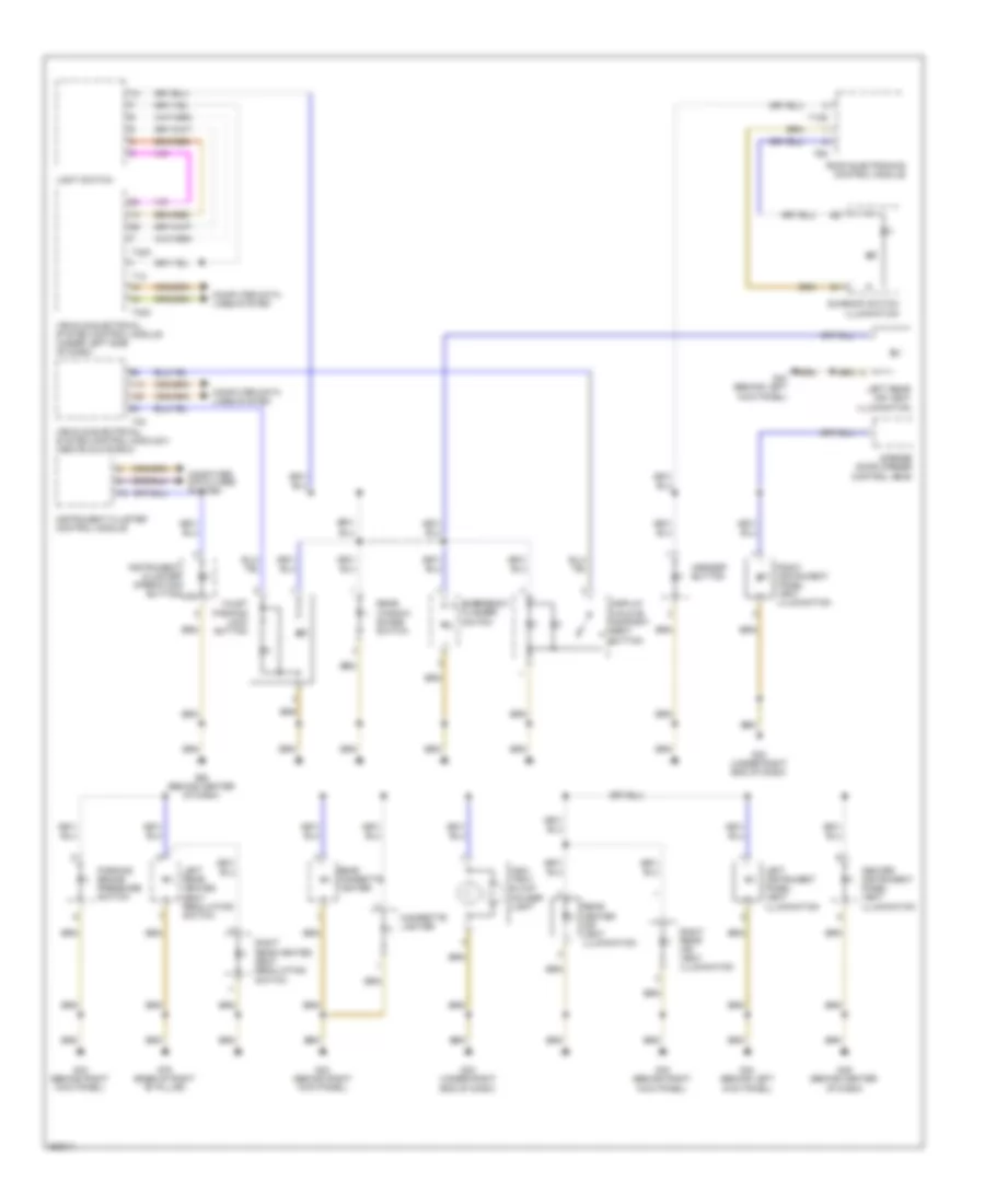 Instrument Illumination Wiring Diagram 1 of 2 for Audi A6 3 2 2011