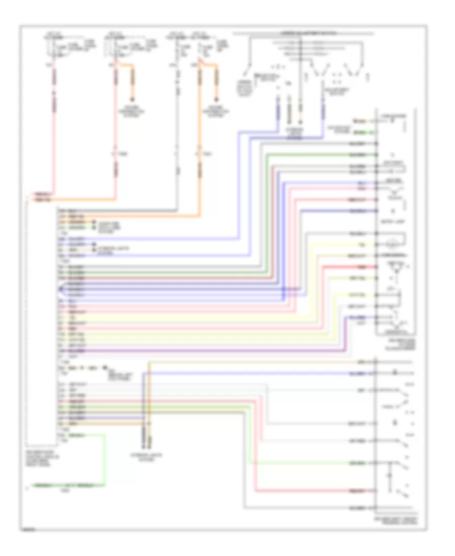 Memory Systems Wiring Diagram 3 of 3 for Audi A6 3 2 2011