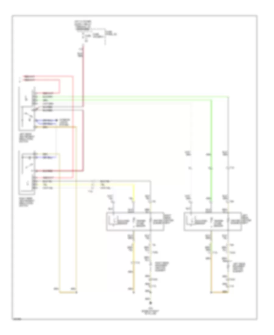 Heated Seats Wiring Diagram 2 of 2 for Audi A6 3 2 2011