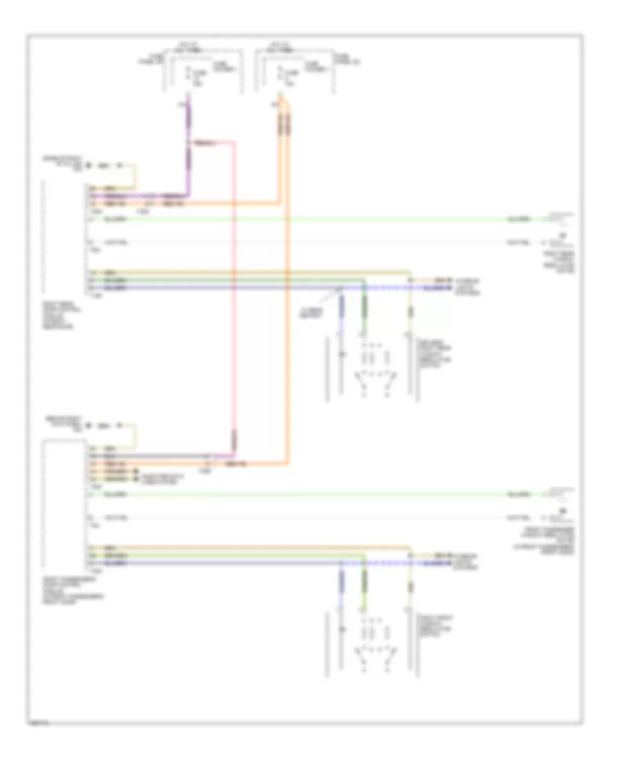 Power Windows Wiring Diagram 2 of 2 for Audi A6 3 2 2011