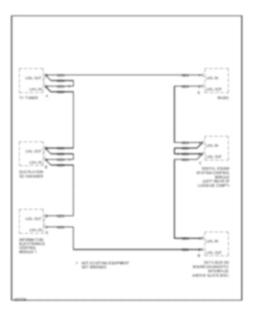 MOST Data Bus Wiring Diagram for Audi A6 3 2 2011