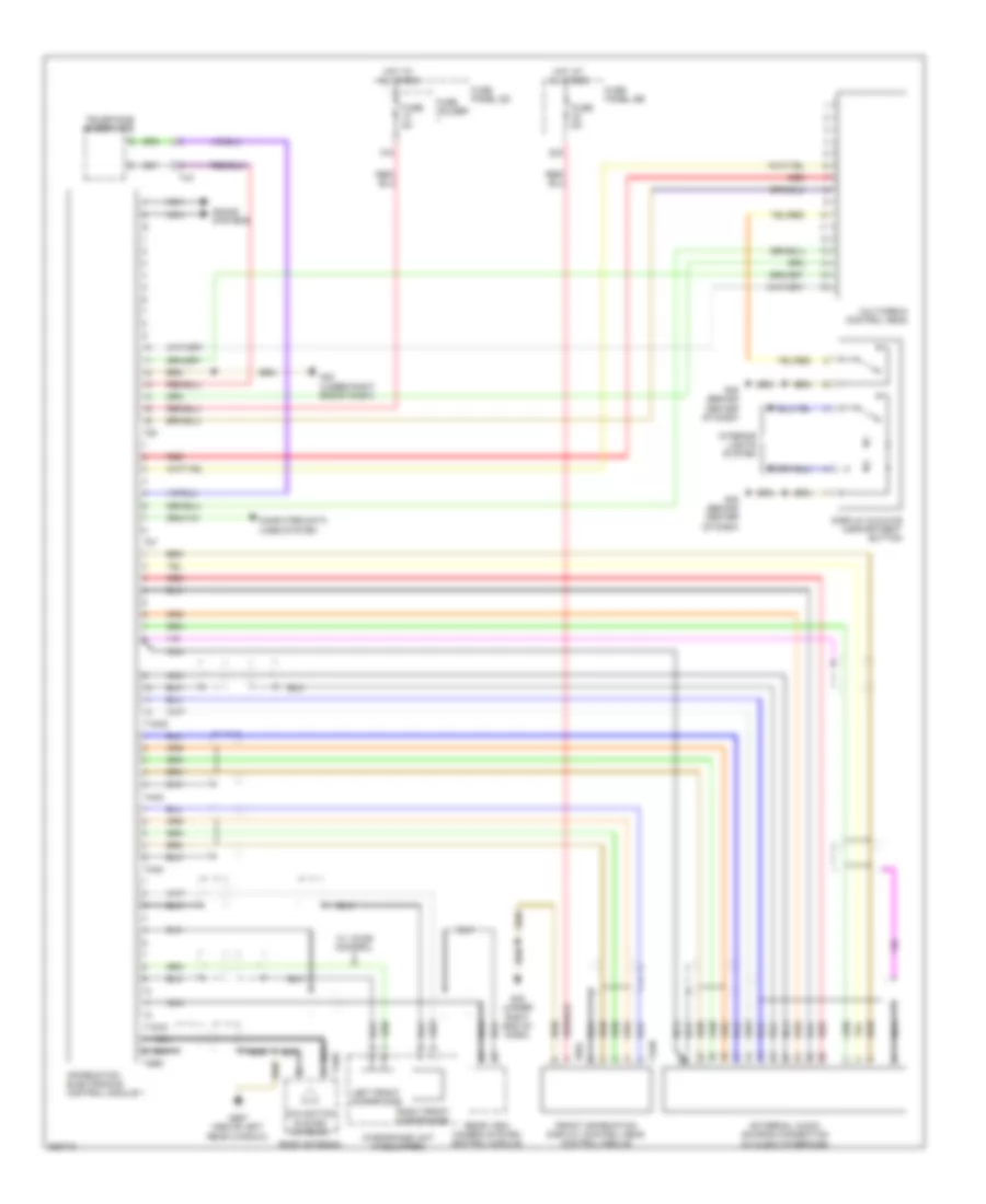 Multimedia Interface Wiring Diagram for Audi A6 3 2 2011