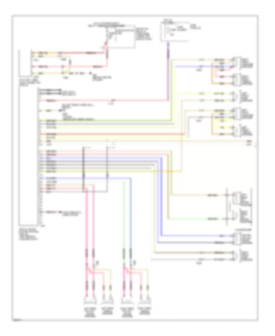 Radio Wiring Diagram with Bose 1 of 2 for Audi A6 3 2 2011