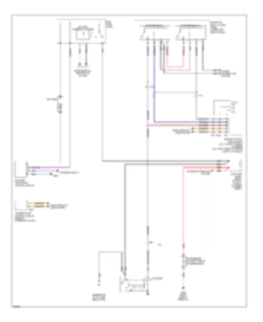 Starting Wiring Diagram for Audi A6 3 2 2011
