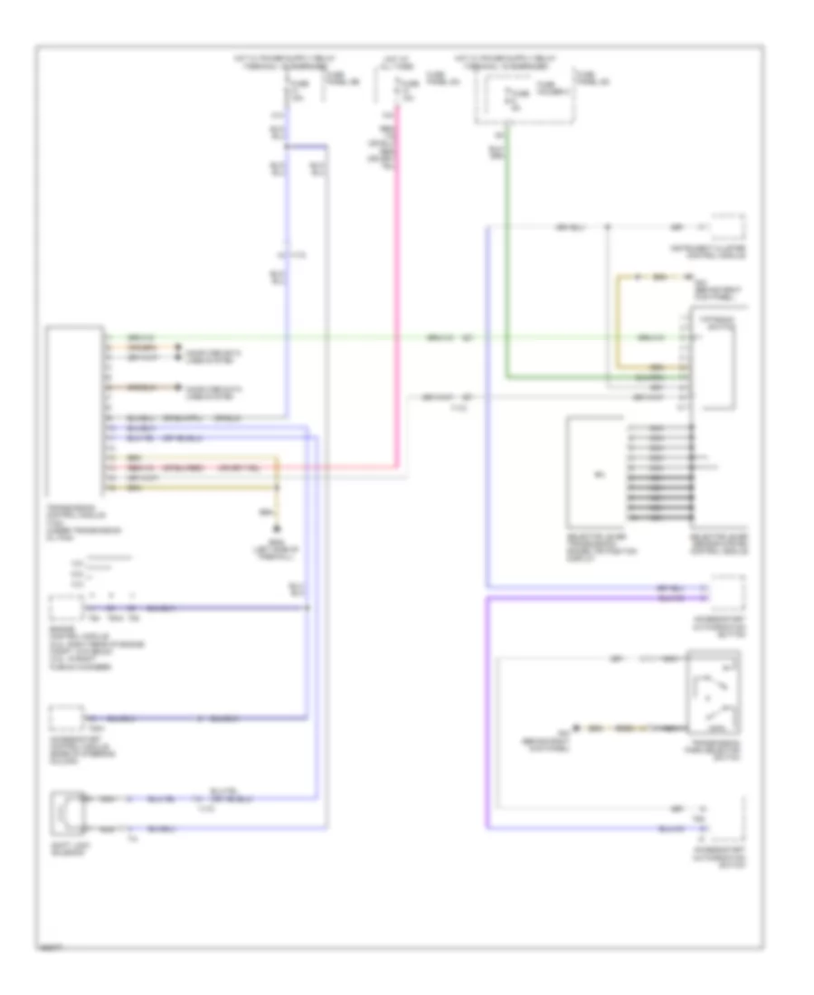 Transmission Wiring Diagram 6 Speed A T for Audi A6 3 2 2011