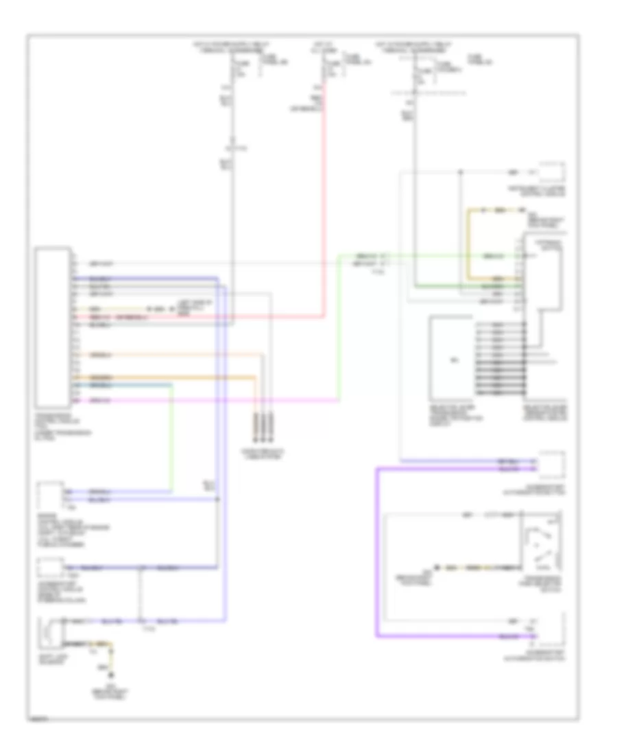 Transmission Wiring Diagram CVT for Audi A6 3 2 2011