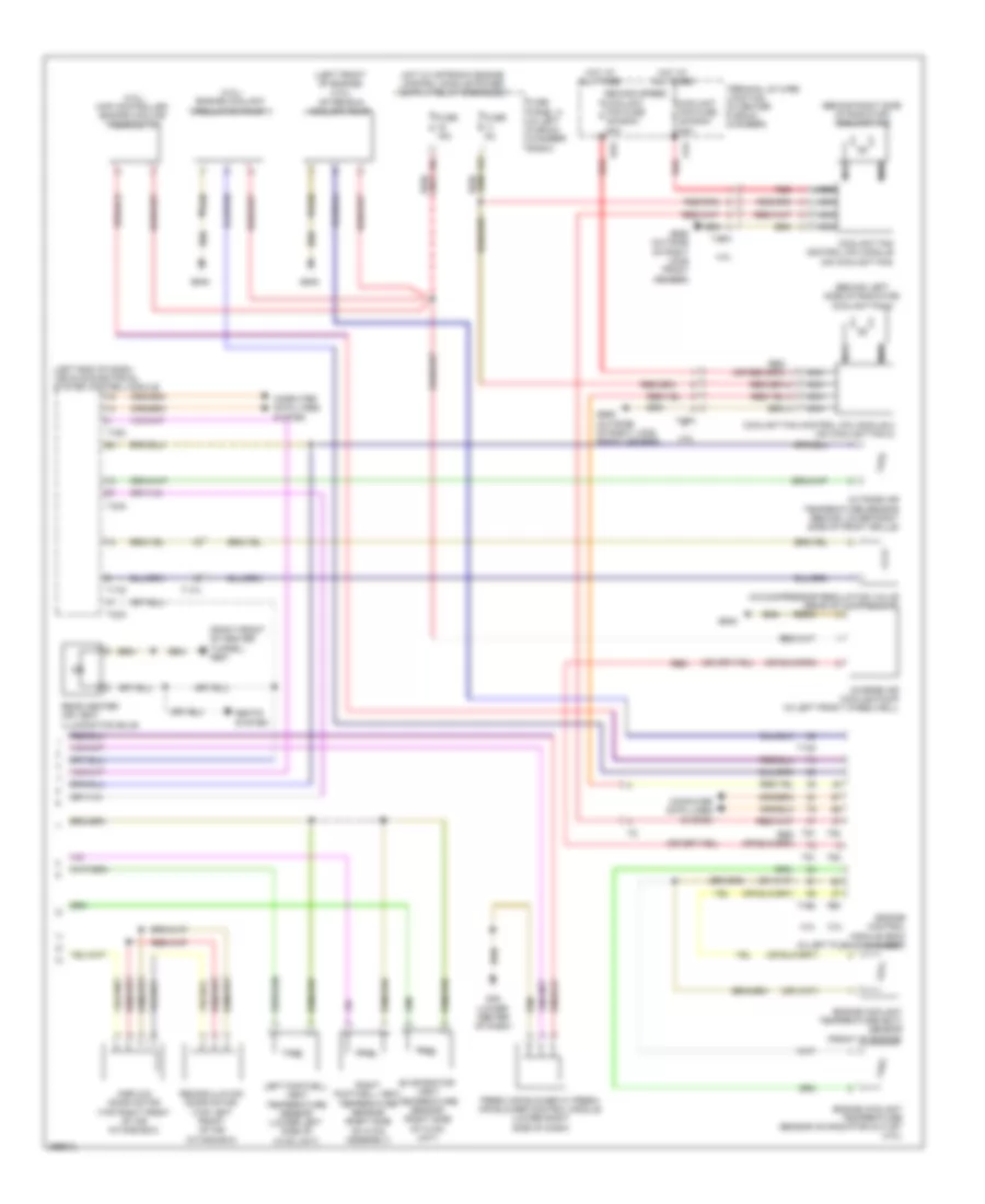 Automatic AC Wiring Diagram, Basic (2 of 2) for Audi A7 Prestige 2013