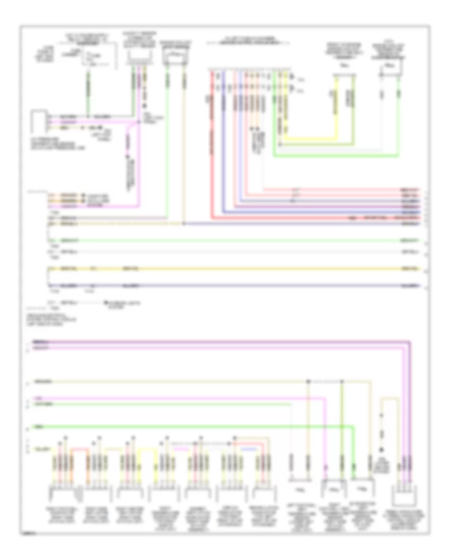 Automatic AC Wiring Diagram, Comfort (2 of 3) for Audi A7 Prestige 2013