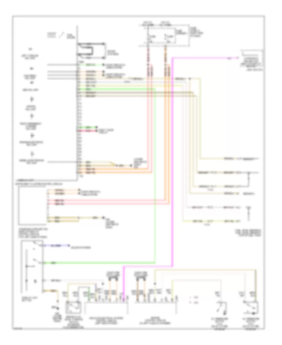 Instrument Cluster Wiring Diagram for Audi A7 Prestige 2013