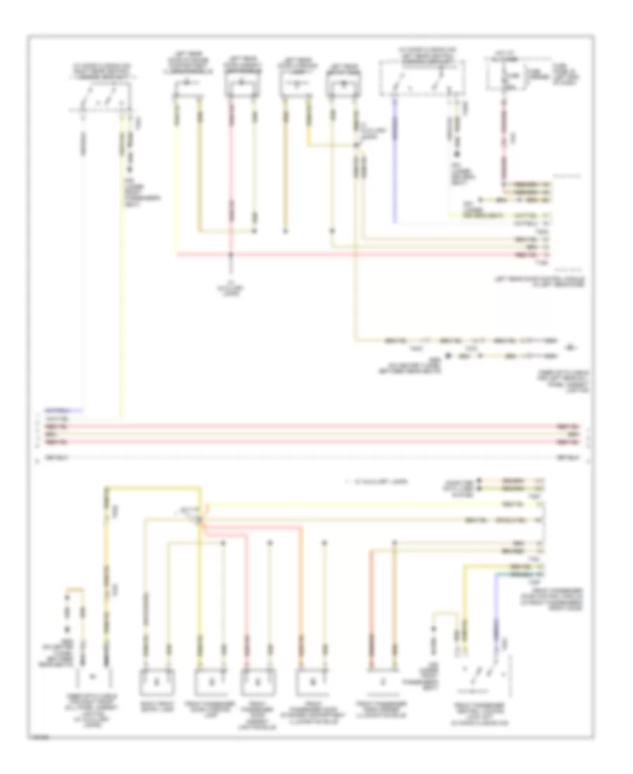 Courtesy Lamps Wiring Diagram (2 of 3) for Audi A7 Prestige 2013