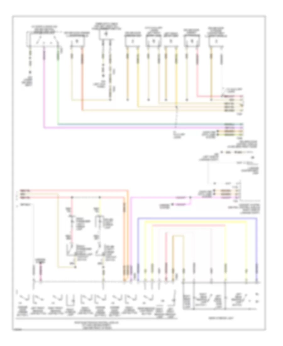 Courtesy Lamps Wiring Diagram (3 of 3) for Audi A7 Prestige 2013