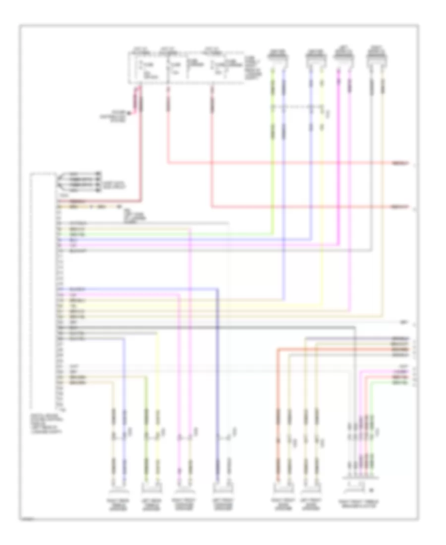 Radio Wiring Diagram, with Bang  Olufson Sound (1 of 3) for Audi A7 Prestige 2013