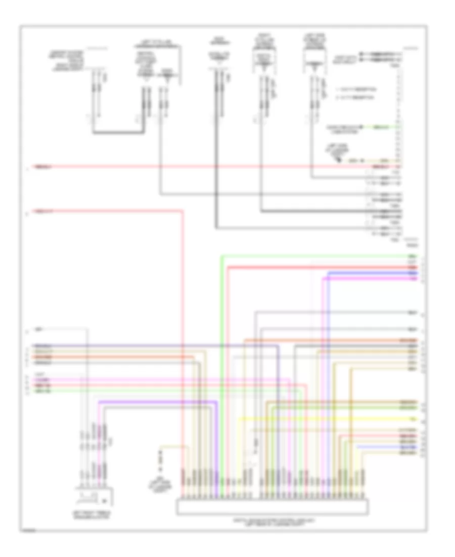 Radio Wiring Diagram with Bang  Olufson Sound 2 of 3 for Audi A7 Prestige 2013