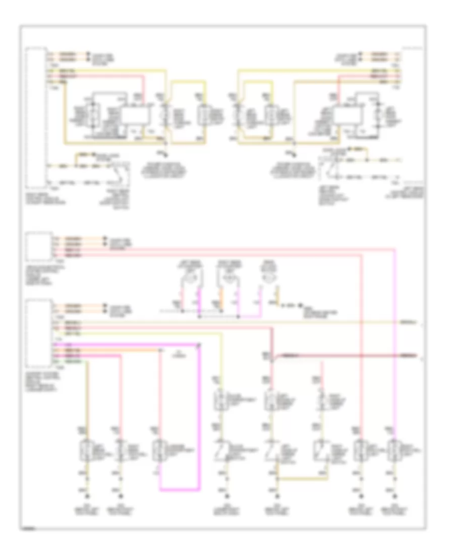 Courtesy Lamps Wiring Diagram 1 of 2 for Audi S6 Quattro 2008