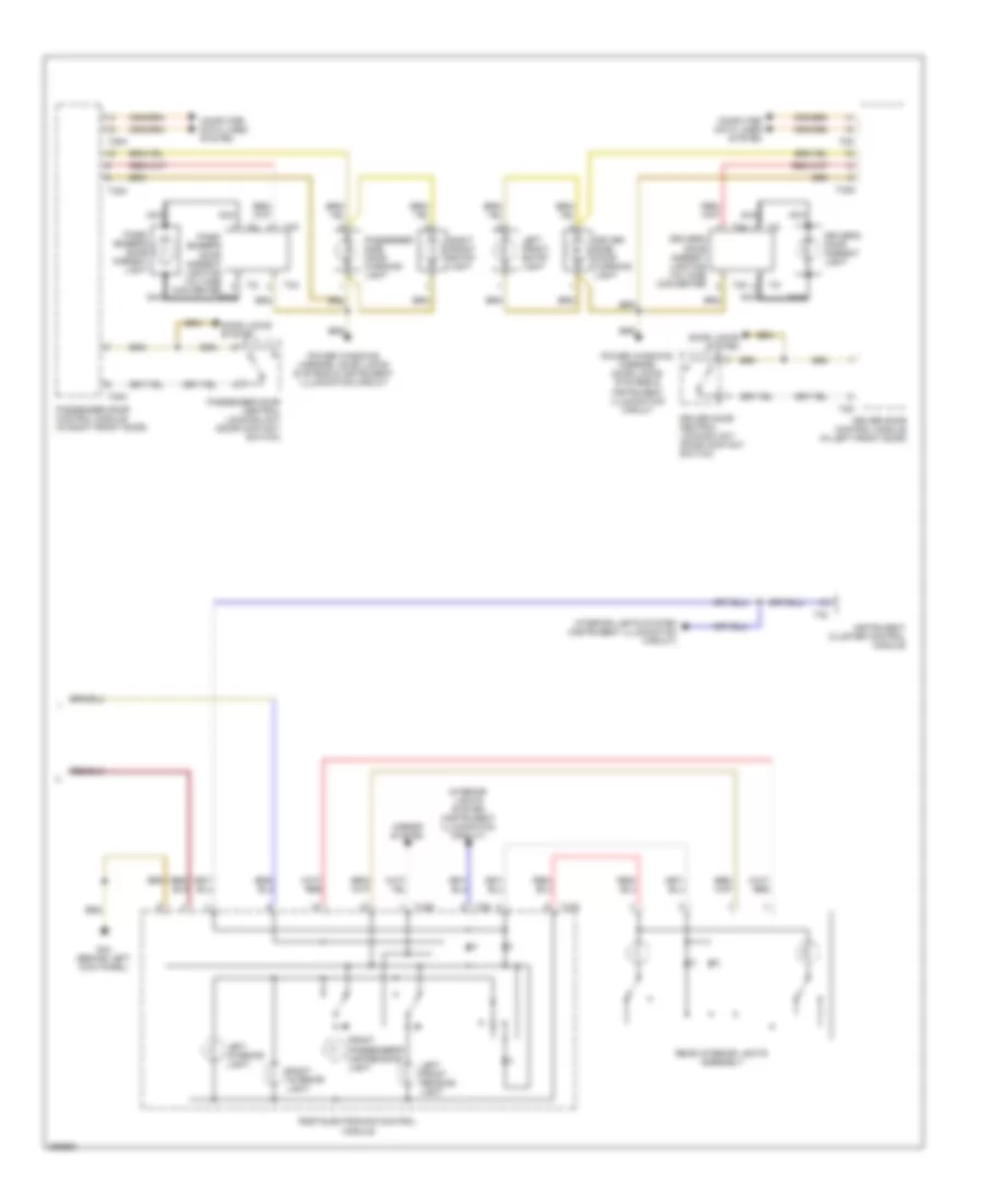 Courtesy Lamps Wiring Diagram 2 of 2 for Audi S6 Quattro 2008