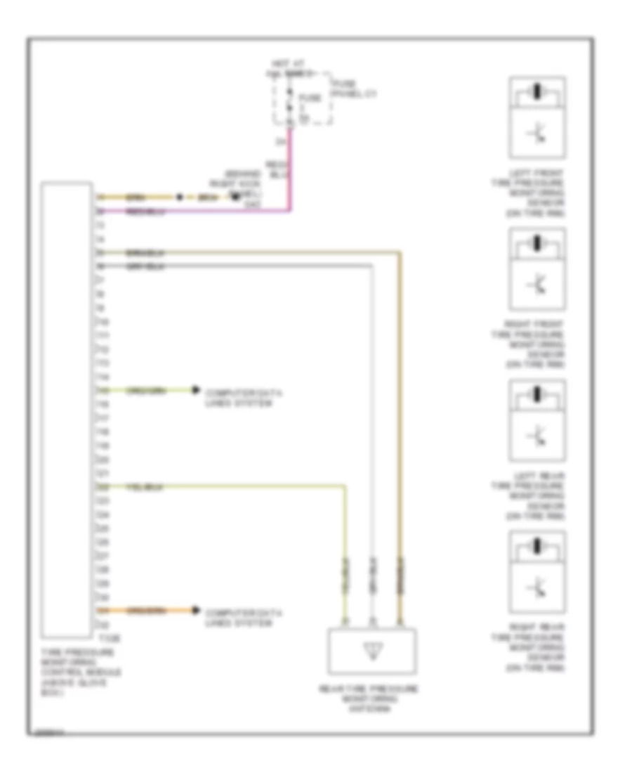 Warning Systems Wiring Diagram for Audi S6 Quattro 2008