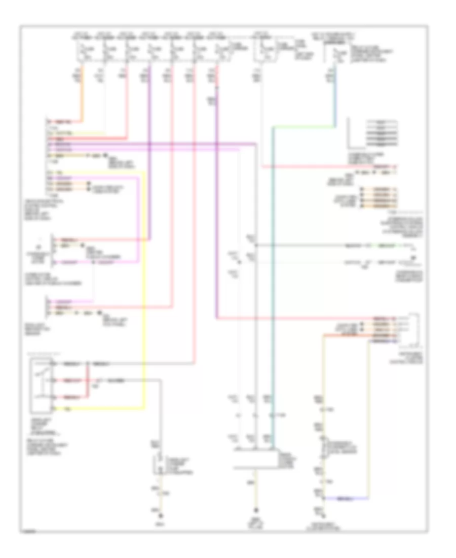 WiperWasher Wiring Diagram for Audi Q7 TDI Premium 2014