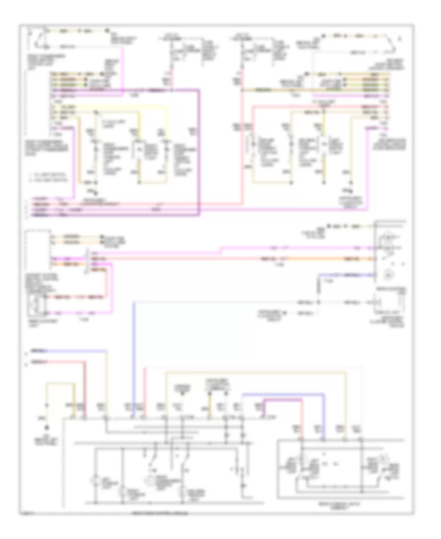 Courtesy Lamps Wiring Diagram 2 of 2 for Audi Q7 TDI Premium 2014