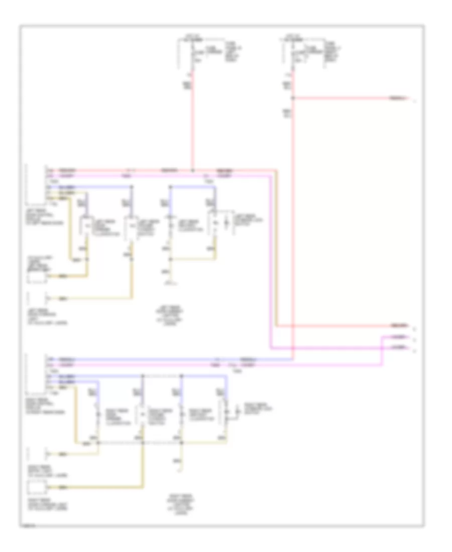 Instrument Illumination Wiring Diagram (2 of 3) for Audi Q7 TDI Premium 2014