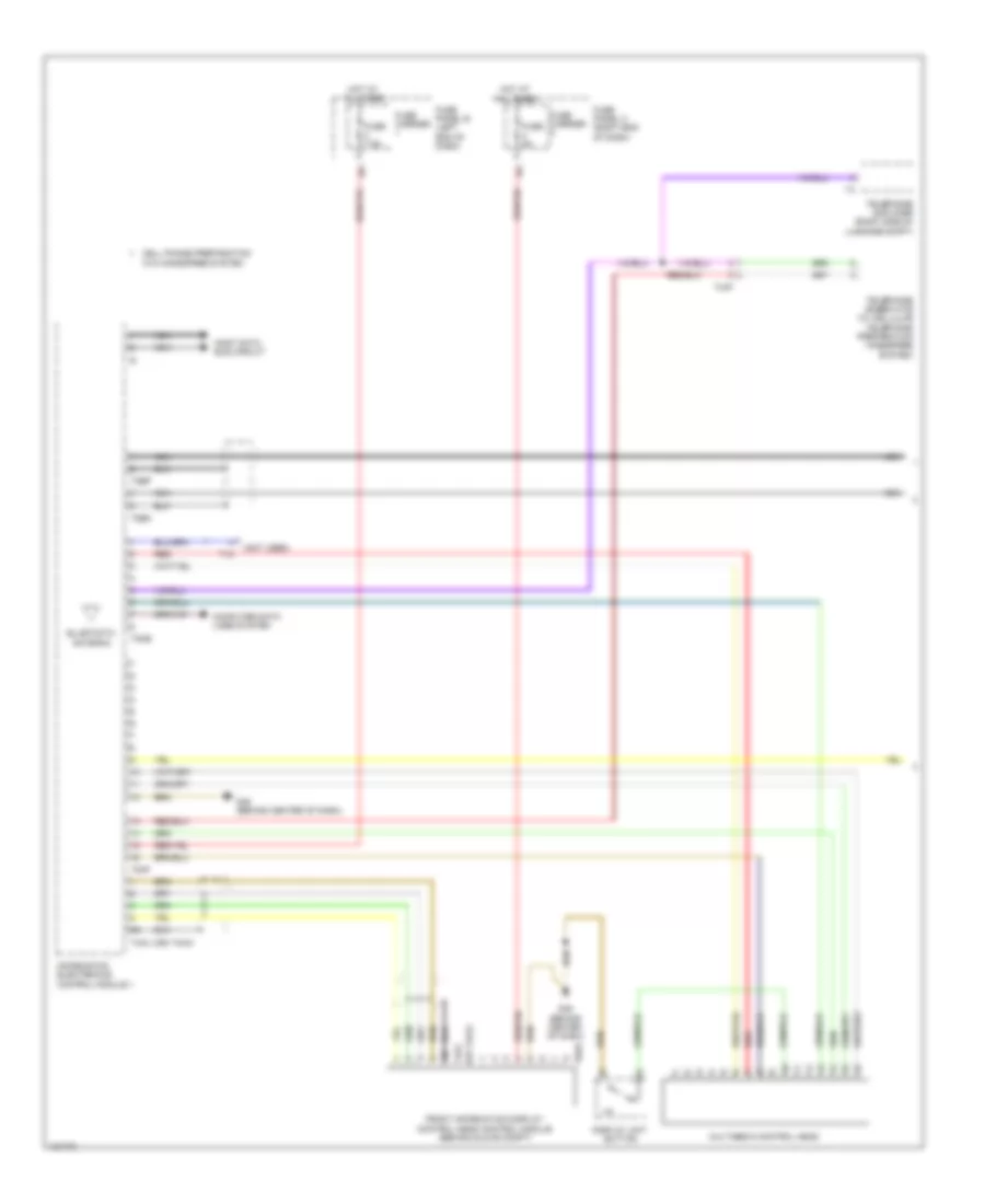 Navigation Wiring Diagram (1 of 2) for Audi Q7 TDI Premium 2014