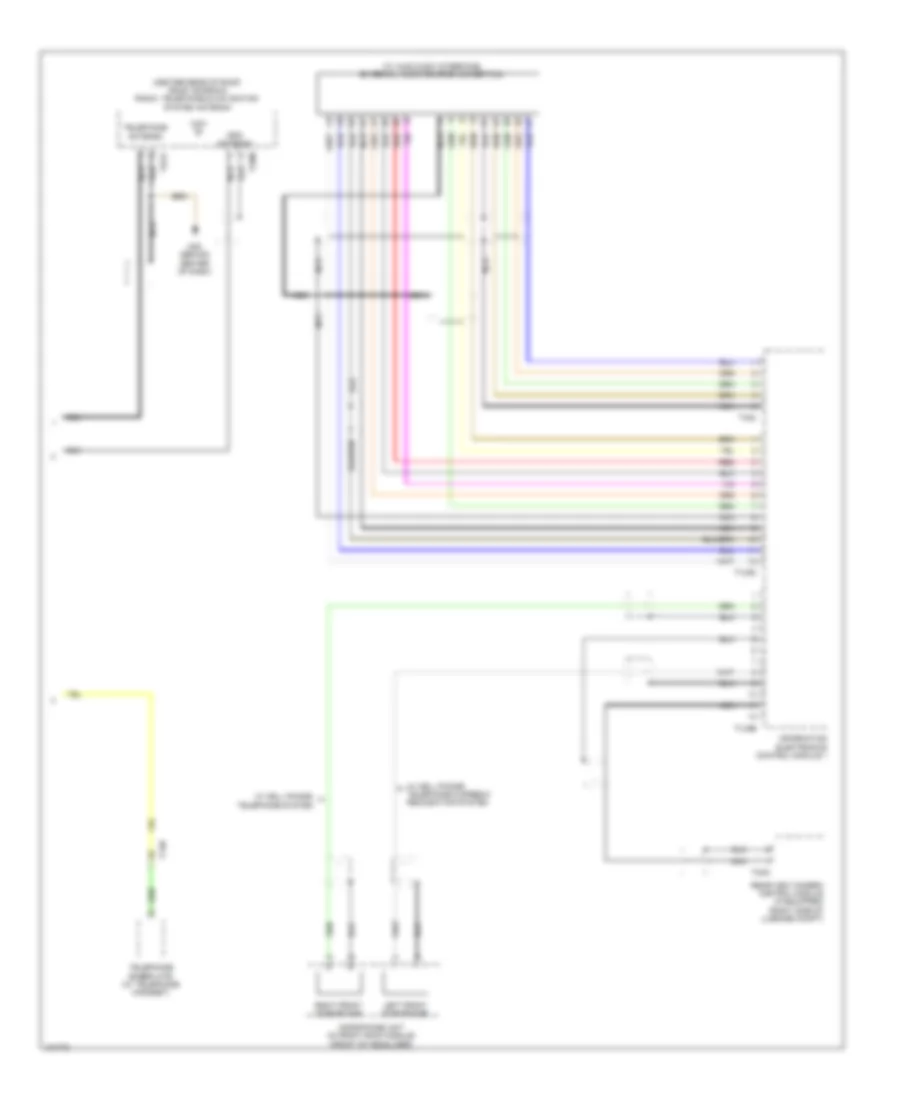 Navigation Wiring Diagram 2 of 2 for Audi Q7 TDI Premium 2014