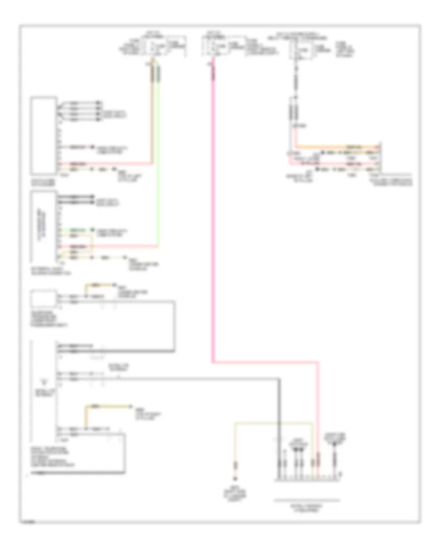 Radio Wiring Diagram Basic 2 of 2 for Audi Q7 TDI Premium 2014