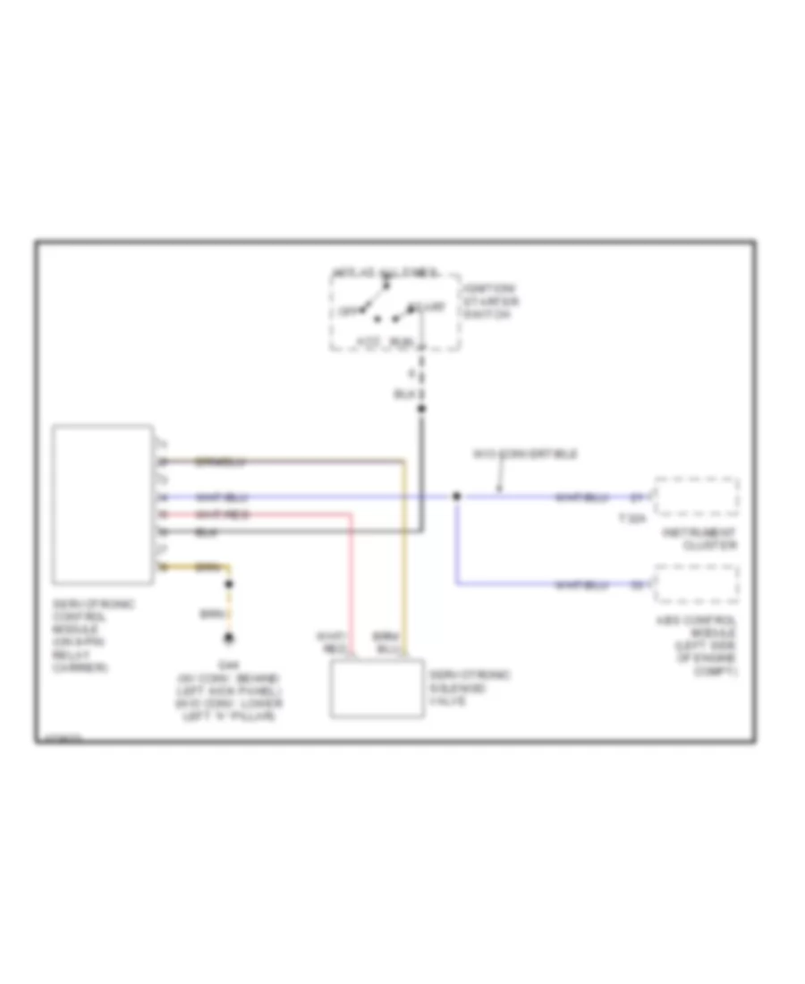 Electronic Power Steering Wiring Diagram for Audi S4 Quattro 2004