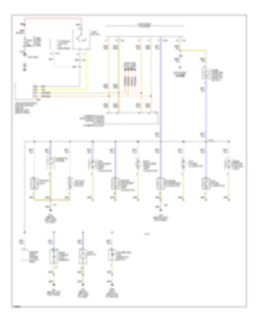 Instrument Illumination Wiring Diagram, with Convertible (1 of 2) for Audi S4 Quattro 2004
