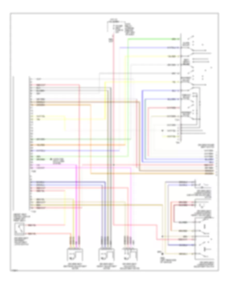 Memory Systems Wiring Diagram with Convertible 1 of 4 for Audi S4 Quattro 2004