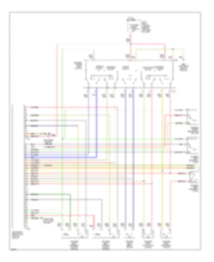 Power Seat Wiring Diagram, with Convertible (1 of 2) for Audi S4 Quattro 2004