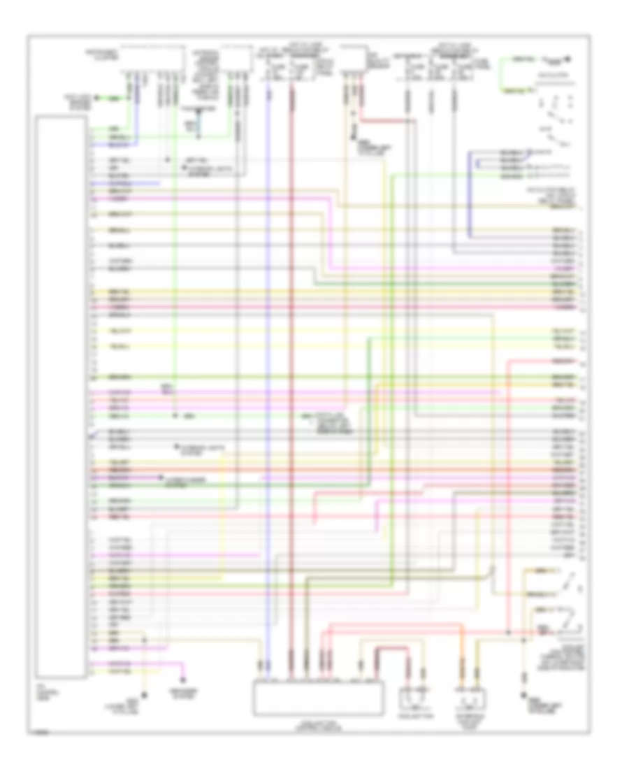 Электросхема кондиционера (1 из 2) для Audi A6 1999