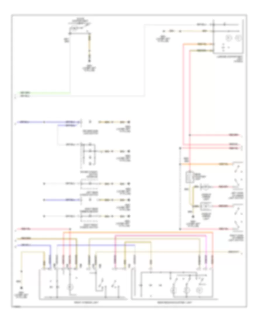 Interior Lights Wiring Diagram 2 of 3 for Audi A6 1999