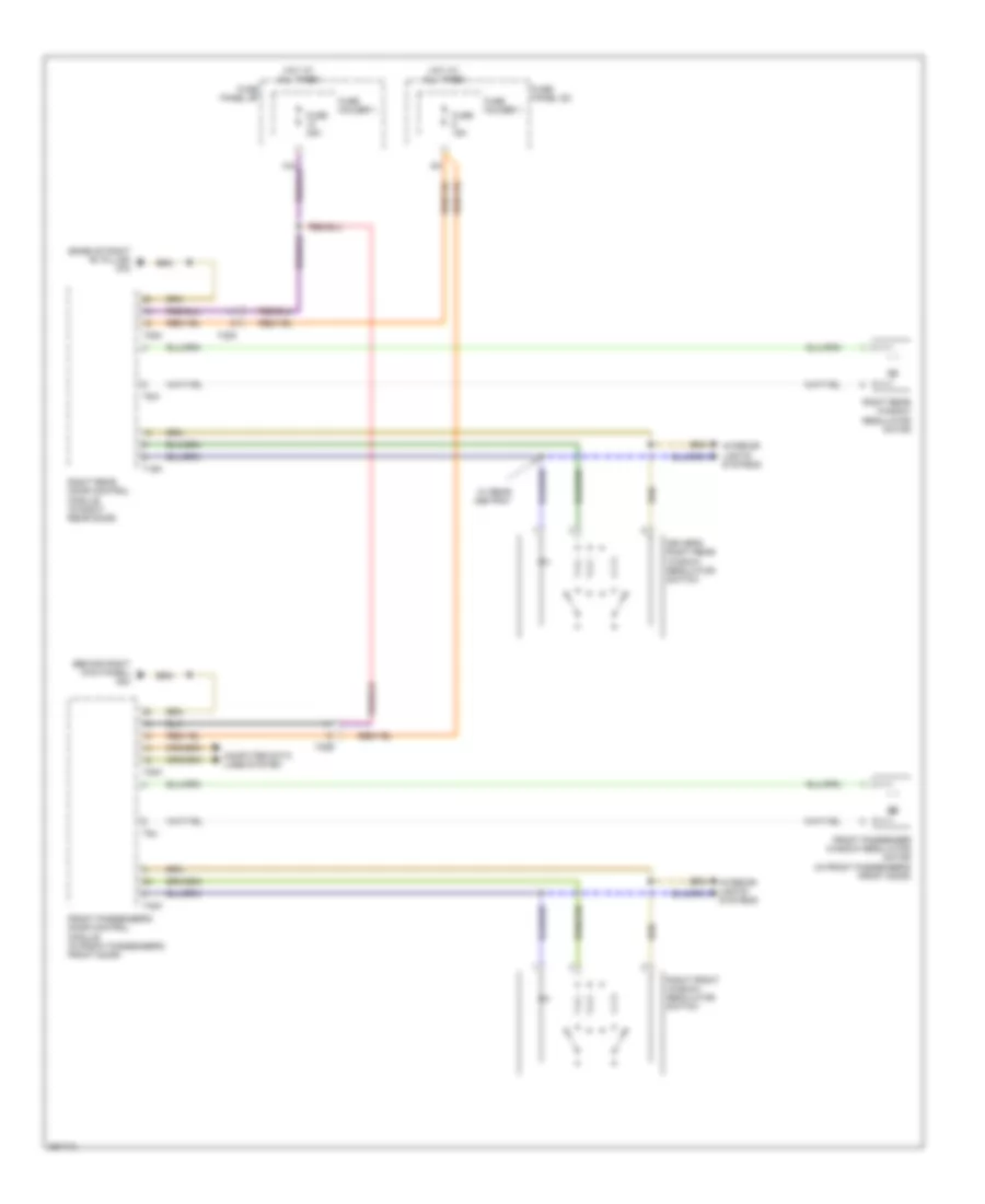 Power Windows Wiring Diagram (2 of 2) for Audi A6 4.2 Quattro 2011