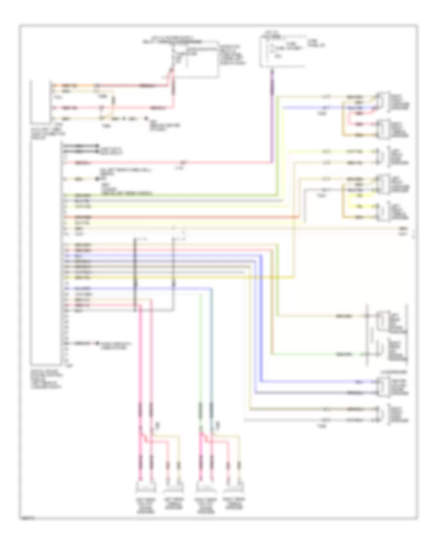 Radio Wiring Diagram, with Bose (1 of 2) for Audi A6 4.2 Quattro 2011