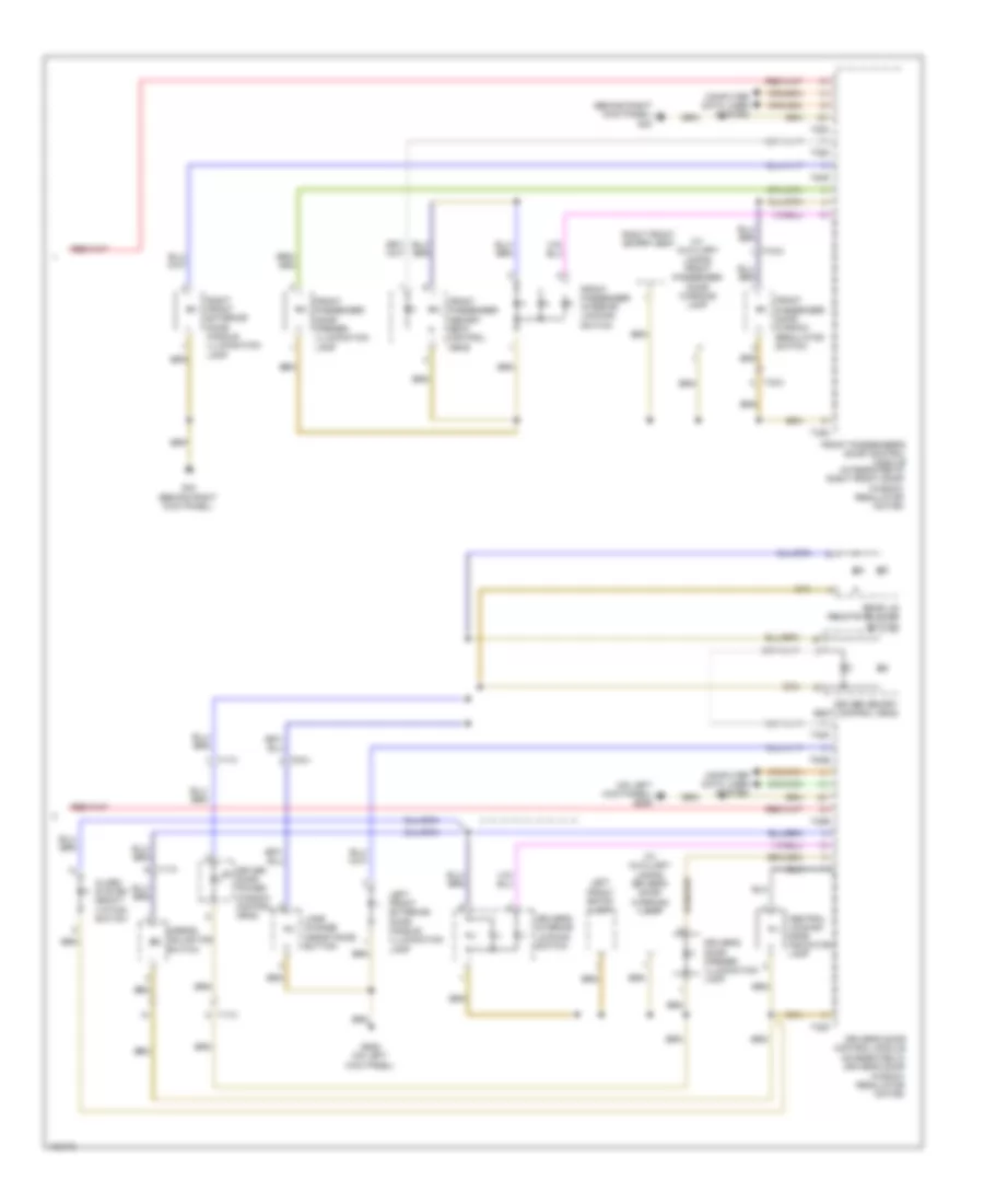 Instrument Illumination Wiring Diagram 4 of 4 for Audi A8 2013