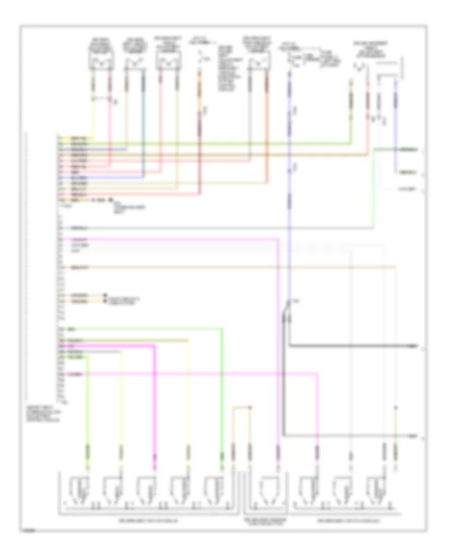 Driver s Memory Seat Wiring Diagram 1 of 2 for Audi A8 2013