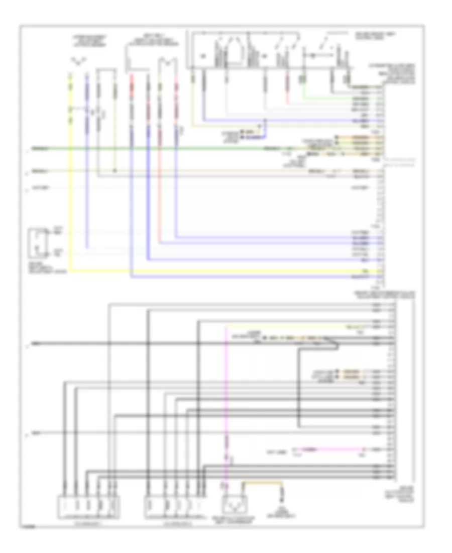Driver s Memory Seat Wiring Diagram 2 of 2 for Audi A8 2013