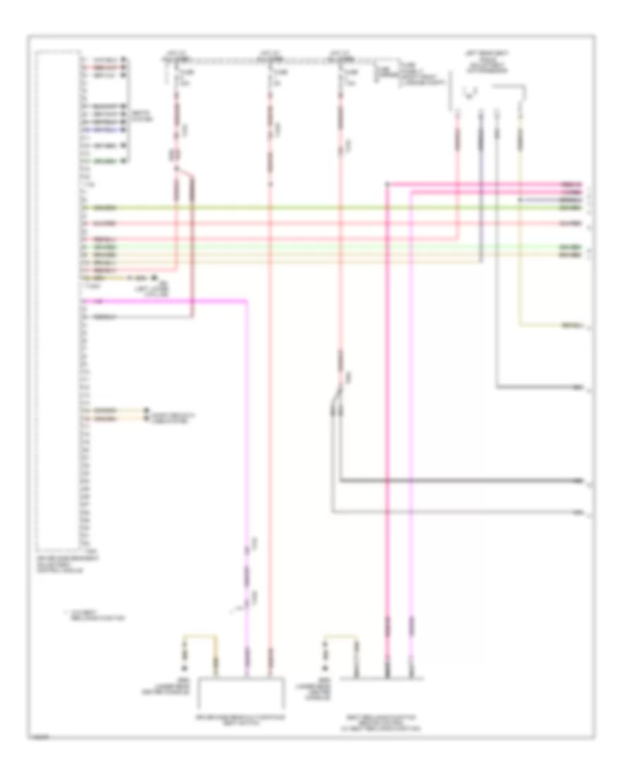 Rear Seats Wiring Diagram 1 of 4 for Audi A8 2013