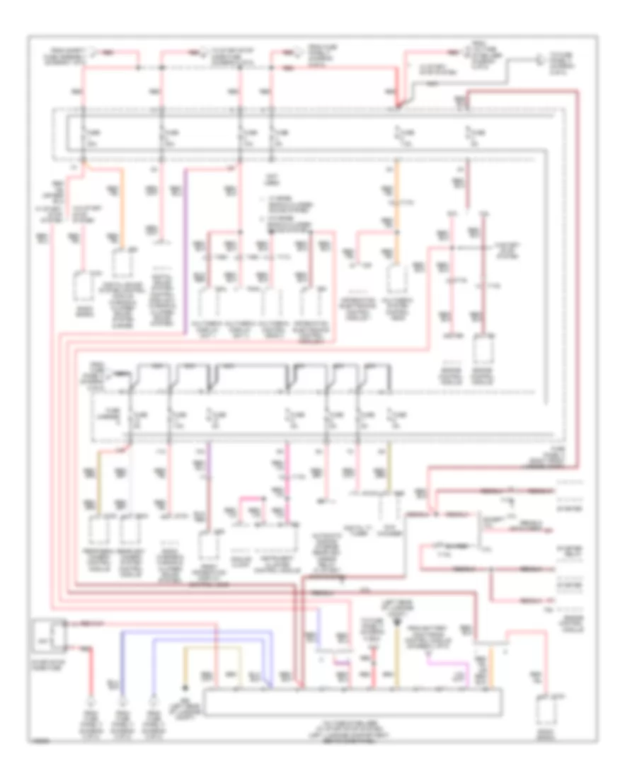 Power Distribution Wiring Diagram 8 of 8 for Audi A8 2013